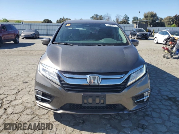 2020 Honda Odyssey Elite with VIN 5FNRL6H96LB037046, listed as a Copart auction lot 56552475 with 51,363 mi miles and Salvage title. Bid and sale history available at DreamBid. Image 5.