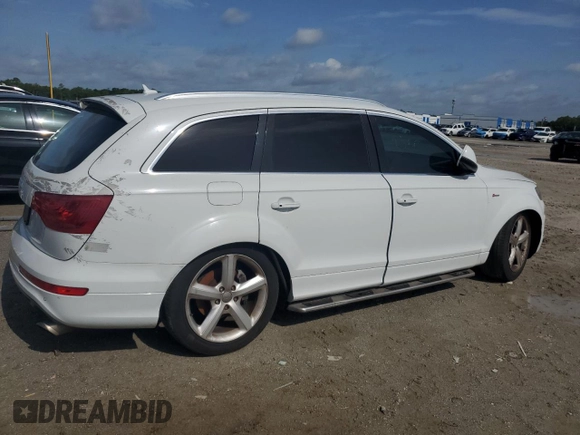 2012 Audi Q7 S line with VIN WA1DGAFE5CD006762, listed as a Copart auction lot 58447315 with 144,907 mi miles and Clean title. Bid and sale history available at DreamBid. Image 3.