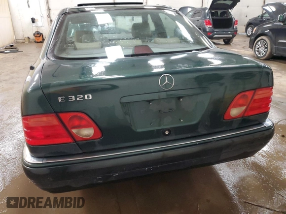 1996 Mercedes-Benz E-Class with VIN WDBJF55F7TJ007733, listed as a Copart auction lot 48005625 with 0 mi miles and Clean Title. Bid and sale history available at carsss.com. Image 6.