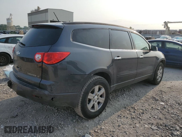 2011 Chevrolet Traverse 1LT z VIN 1GNKRGED5BJ286757, wystawiony jako Copart lot #63599254 z przebiegiem 168 671 mil mil oraz Szkoda całkowita • Salvage title. Historia ofert i sprzedaży dostępna na DreamBid. Obrazek 3.