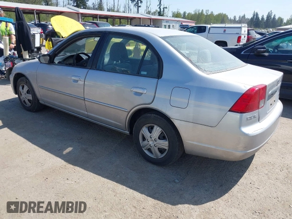 2003 Honda Civic LX with VIN JHMES16523S001747, listed as a IAAI auction lot 42126533 with 145,881 mi miles. Bid and sale history available at carsss.com. Image 3.