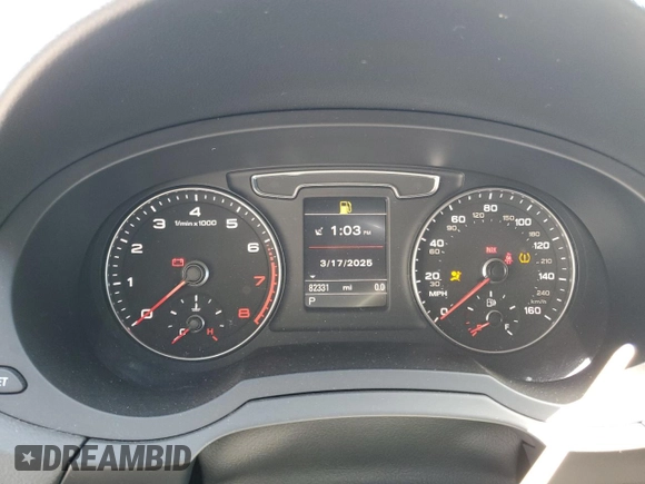 2016 Audi Q3 Premium Plus with VIN WA1BFCFS5GR024490, listed as a Copart auction lot 49300065 with 82,331 mi miles and Salvage Title. Bid and sale history available at carsss.com. Image 9.