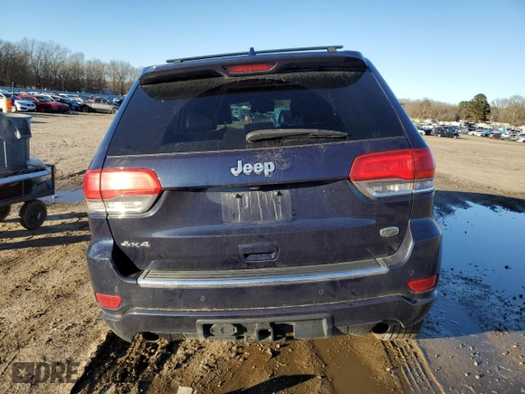 2016 Jeep Grand Cherokee Overland with VIN 1C4RJFCG8GC360996, listed as a Copart auction lot 87484454 with 138,931 mi miles and Clean title. Bid and sale history available at DreamBid. Image 6.