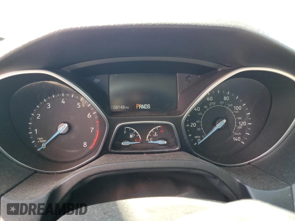 2018 Ford Focus SE with VIN 1FADP3FE4JL322857, listed as a Copart auction lot 58090025 with 58,148 mi miles and Clean title. Bid and sale history available at DreamBid. Image 9.