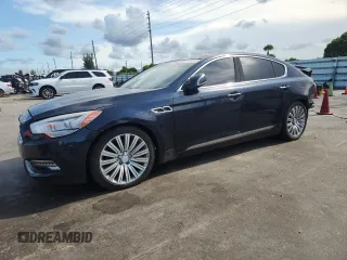2015 Kia K900 Premium with VIN KNALU4D42F6027211, listed as a Copart auction lot 62739095 with 112,530 mi miles and Clean title. Bid and sale history available at DreamBid. Image 1.