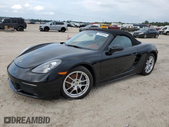 2017 Porsche 718 Boxster z VIN WP0CA2A85HS221345, wystawiony jako Copart lot #79290894 z przebiegiem Nie podano mil oraz Szkoda całkowita • Salvage title. Historia ofert i sprzedaży dostępna na DreamBid. Obrazek 1.
