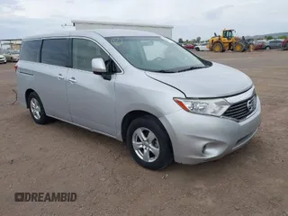 2015 Nissan Quest SV with VIN JN8AE2KP8F9125445, listed as a IAAI auction lot 42040196 with 125,218 mi miles. Bid and sale history available at carsss.com. Image 1.