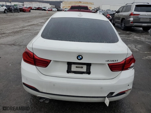 2019 BMW 4 Series 430i with VIN WBA4J1C58KBM13915, listed as a Copart auction lot 43012125 with 113,341 mi miles and Salvage Title. Bid and sale history available at carsss.com. Image 6.