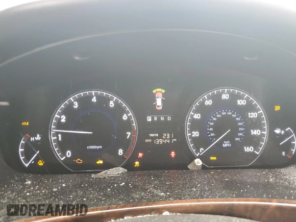 2012 Hyundai Equus Signature с VIN KMHGH4JH5CU053000, выставлен на аукционе Copart как лот 81974014 с пробегом 139 441 миль миль и Списание • Salvage title. История ставок и продаж доступна на DreamBid. Изображение 9.