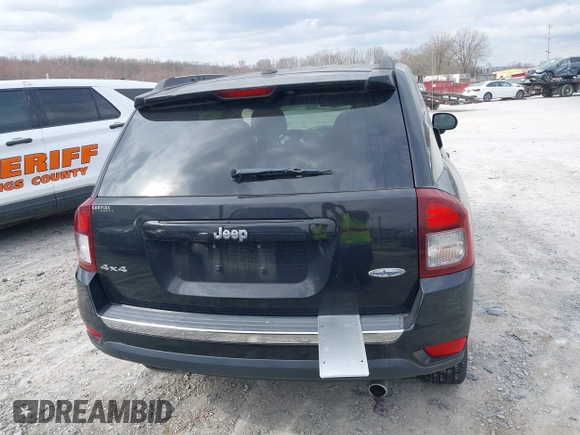 2017 Jeep Compass High Altitude with VIN 1C4NJDEB0HD192822, listed as a IAAI auction lot 41718475 with 97,716 mi miles. Bid and sale history available at carsss.com. Image 16.