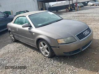 2003 Audi A4 1.8T with VIN WAUAC48H13K028750, listed as a IAAI auction lot 41539326 with 215,152 mi miles. Bid and sale history available at carsss.com. Image 1.