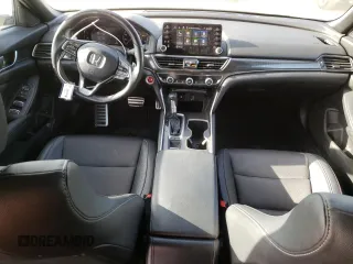 2019 Honda Accord Sedan Sport 1.5T with VIN 1HGCV1F30KA134074, listed as a Copart auction lot 54711475 with 118,789 mi miles and Salvage Title. Bid and sale history available at carsss.com. Image 8.