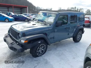 2024 Jeep Wrangler Sport S with VIN 1C4PJXDN2RW306332, listed as a IAAI auction lot 41036573 with 1,785 mi miles and . Bid and sale history available at DreamBid. Image 19.