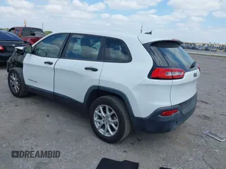 2015 Jeep Cherokee Sport with VIN 1C4PJLAB2FW566132, listed as a IAAI auction lot 42103012 with 138,016 mi miles. Bid and sale history available at carsss.com. Image 3.