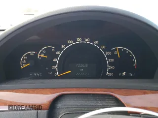 2003 Mercedes-Benz S-Class 4.3L with VIN WDBNG83J13A342008, listed as a Copart auction lot 86048674 with 222,223 mi miles and Salvage Title. Bid and sale history available at carsss.com. Image 9.