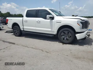2022 Ford F-150 Lightning Pro with VIN 1FTVW1EL3NWG16146, listed as a Copart auction lot 65322785 with 68,928 mi miles and Salvage title. Bid and sale history available at DreamBid. Image 4.