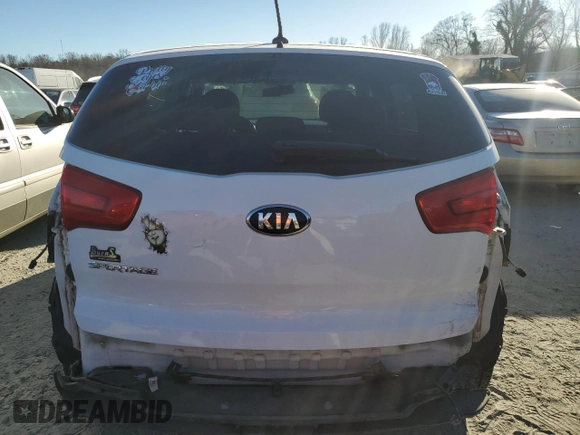 2015 Kia Sportage LX with VIN KNDPBCAC3F7781972, listed as a Copart auction lot 46041475 with 140,832 mi miles and Salvage Title. Bid and sale history available at carsss.com. Image 6.