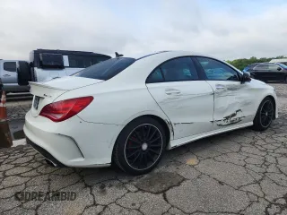 2016 Mercedes-Benz CLA 250 with VIN WDDSJ4GB9GN354171, listed as a Copart auction lot 61053525 with 110,985 mi miles and Salvage title. Bid and sale history available at DreamBid. Image 3.