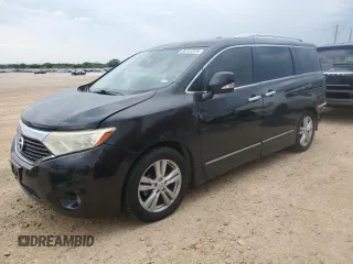 2012 Nissan Quest LE z VIN JN8AE2KP0C9048713, wystawiony jako Copart lot #56187375 z przebiegiem 163 071 mil mil oraz Szkoda całkowita • Salvage title. Historia ofert i sprzedaży dostępna na DreamBid. Obrazek 1.