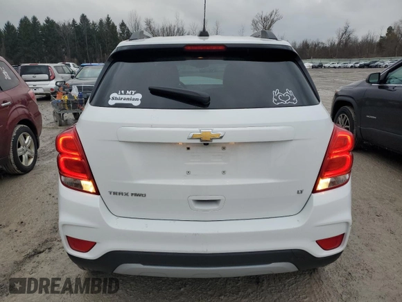 2018 Chevrolet Trax LT with VIN KL7CJPSB4JB611945, listed as a Copart auction lot 84770044 with 81,588 mi miles and Non Repairable. Bid and sale history available at carsss.com. Image 6.