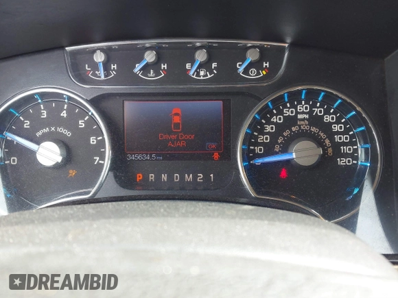 2012 Ford F-150 XL z VIN 1FTFW1CT7CFB40469, wystawiony jako IAAI lot #40439115 z przebiegiem 345 634 mil mil oraz . Historia ofert i sprzedaży dostępna na DreamBid. Obrazek 7.