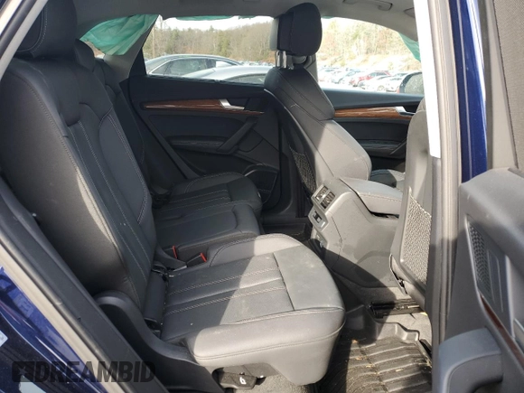 2022 Audi Q5 S line Premium Plus with VIN WA1EAAFY0N2029929, listed as a Copart auction lot 43619955 with 0 mi miles and Salvage Title. Bid and sale history available at carsss.com. Image 10.