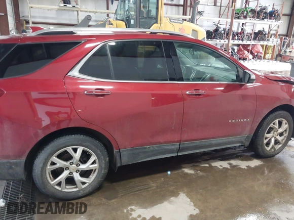 2019 Chevrolet Equinox Premier with VIN 2GNAXXEV0K6110156, listed as a IAAI auction lot 41639256 with 99,531 mi miles and . Bid and sale history available at DreamBid. Image 13.