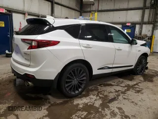 2022 Acura RDX PMC Edition with VIN 5J8TC2H82NL804558, listed as a Copart auction lot 81611344 with 48,742 mi miles and Salvage Title. Bid and sale history available at carsss.com. Image 3.