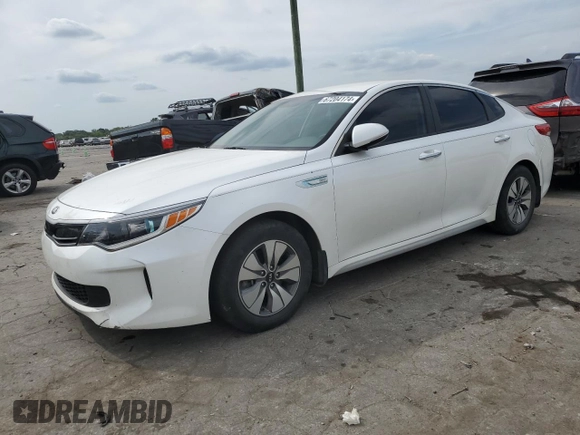 2017 Kia Optima Hybrid with VIN KNAGT4LC0H5008680, listed as a Copart auction lot 67204174 with 132,501 mi miles and Salvage Title. Bid and sale history available at carsss.com. Image 1.