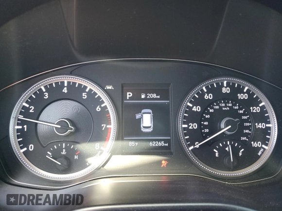 2019 Hyundai Santa Fe SE with VIN 5NMS23AD4KH080248, listed as a Copart auction lot 50587115 with 62,265 mi miles and Salvage Title. Bid and sale history available at carsss.com. Image 9.
