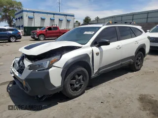 2022 Subaru Outback Wilderness with VIN 4S4BTGUD9N3189352, listed as a Copart auction lot 57911795 with 34,063 mi miles and Salvage title. Bid and sale history available at DreamBid. Image 1.