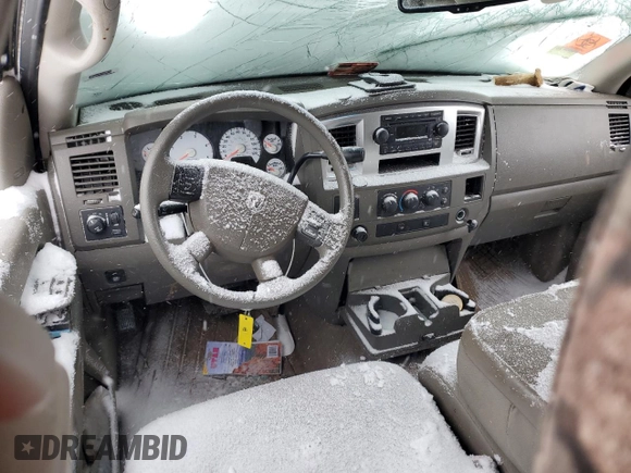 2009 Dodge Ram 2500 SLT with VIN 3D7KS28L59G536339, listed as a Copart auction lot 87849015 with 160,007 mi miles and Salvage Title. Bid and sale history available at carsss.com. Image 8.