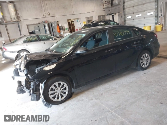 2023 Kia Forte LXS with VIN 3KPF24ADXPE632437, listed as a IAAI auction lot 41780579 with 35,197 mi miles. Bid and sale history available at carsss.com. Image 2.
