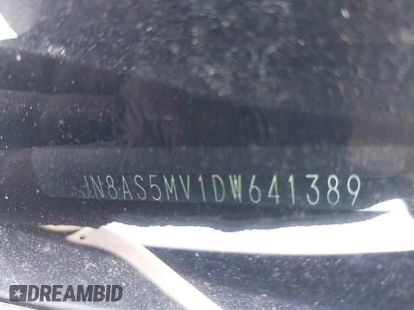 2013 Nissan Rogue S with VIN JN8AS5MV1DW641389, listed as a IAAI auction lot 42090826 with 91,845 mi miles and . Bid and sale history available at DreamBid. Image 12.