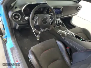 2022 Chevrolet Camaro ZL1 with VIN 1G1FK1R62N0123817, listed as a Copart auction lot 63757114 with 16,720 mi miles and Salvage Title. Bid and sale history available at carsss.com. Image 8.