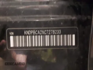 2012 Kia Sportage LX с VIN KNDPBCA2XC7278233, выставлен на аукционе IAAI как лот 42086427 с пробегом 104 746 миль миль и . История ставок и продаж доступна на DreamBid. Изображение 9.