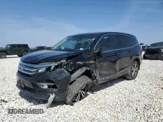 2016 Honda Pilot EX-L with VIN 5FNYF6H57GB091509, listed as a Copart auction lot 49555095 with 86,553 mi miles and Salvage Title. Bid and sale history available at DreamBid. Image 1.