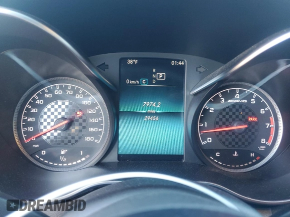 2020 Mercedes-Benz C 43 AMG with VIN WDDWF6EB3LR557917, listed as a Copart auction lot 88115195 with 29,456 mi miles and Salvage Title. Bid and sale history available at carsss.com. Image 9.