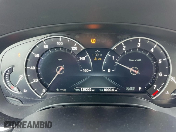 2017 BMW 5 Series 540i xDrive with VIN WBAJE7C36HG890783, listed as a Copart auction lot 55098475 with 128,332 mi miles and Clean title. Bid and sale history available at DreamBid. Image 8.