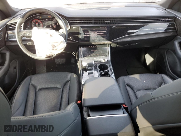 2021 Audi Q8 Premium Plus z VIN WA1EVAF14MD012478, wystawiony jako Copart lot #87071414 z przebiegiem 47 721 mil mil oraz Szkody całkowita. Historia ofert i sprzedaży dostępna na DreamBid. Obrazek 8.