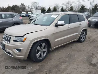2015 Jeep Grand Cherokee Overland with VIN 1C4RJFCG5FC928085, listed as a IAAI auction lot 41540870 with 93,846 mi miles. Bid and sale history available at carsss.com. Image 17.
