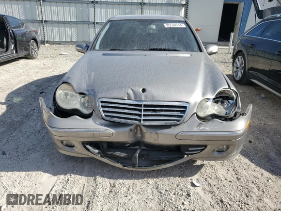 2005 Mercedes-Benz C 240 with VIN WDBRF81J65F675866, listed as a Copart auction lot 85534514 with 150,767 mi miles and Salvage Title. Bid and sale history available at DreamBid. Image 5.