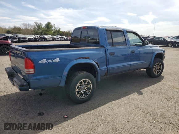 2004 Dodge Dakota Sport z VIN 1D7HG38N74S590407, wystawiony jako Copart lot #50175884 z przebiegiem 160 959 mil mil oraz Czysty tytuł • Clean title. Historia ofert i sprzedaży dostępna na DreamBid. Obrazek 3.