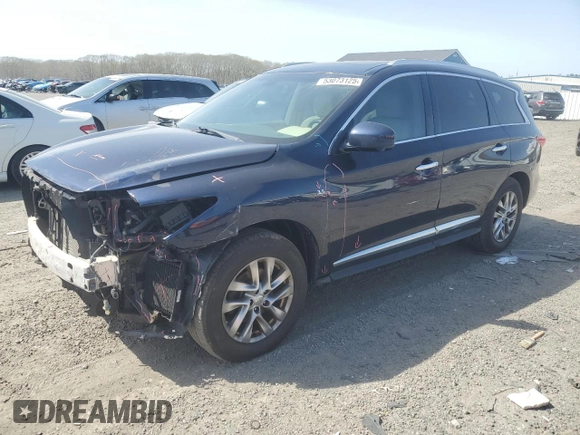 2015 Infiniti QX60 with VIN 5N1AL0MM3FC554578, listed as a Copart auction lot 53073125 with 152,412 mi miles and Clean Title. Bid and sale history available at DreamBid. Image 1.