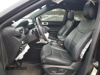 2020 Ford Explorer ST with VIN 1FM5K8GC2LGC73205, listed as a Copart auction lot 51080725 with 128,257 mi miles and Salvage Title. Bid and sale history available at DreamBid. Image 7.