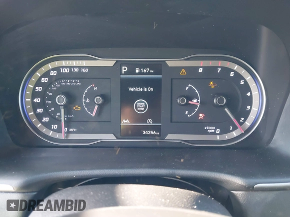 2023 Hyundai Tucson SEL with VIN 5NMJBCAE2PH266771, listed as a IAAI auction lot 41561131 with 34,256 mi miles and . Bid and sale history available at DreamBid. Image 7.