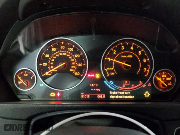 2016 BMW 4 Series 428i xDrive with VIN WBA3N9C52GK249454, listed as a Copart auction lot 42337855 with 81,018 mi miles and Clean Title. Bid and sale history available at carsss.com. Image 9.
