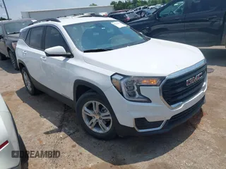 2022 GMC Terrain SLE with VIN 3GKALMEV1NL138927, listed as a IAAI auction lot 42334616 with 75,432 mi miles and . Bid and sale history available at DreamBid. Image 1.