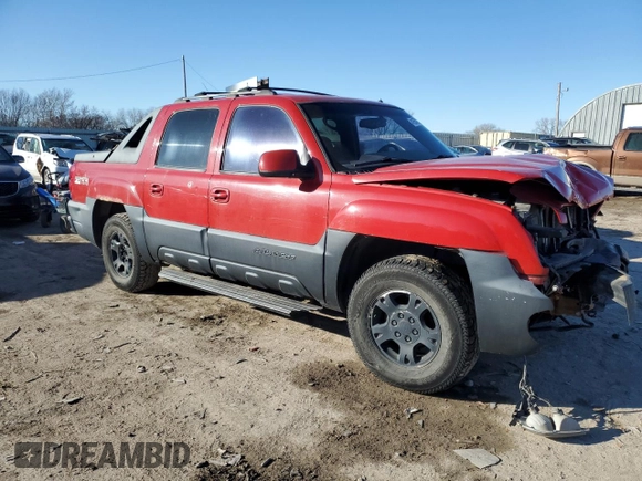 2002 Chevrolet Avalanche z VIN 3GNEC13T02G267332, wystawiony jako Copart lot #41855985 z przebiegiem Nie podano mil oraz Szkoda całkowita • Salvage title. Historia ofert i sprzedaży dostępna na DreamBid. Obrazek 4.