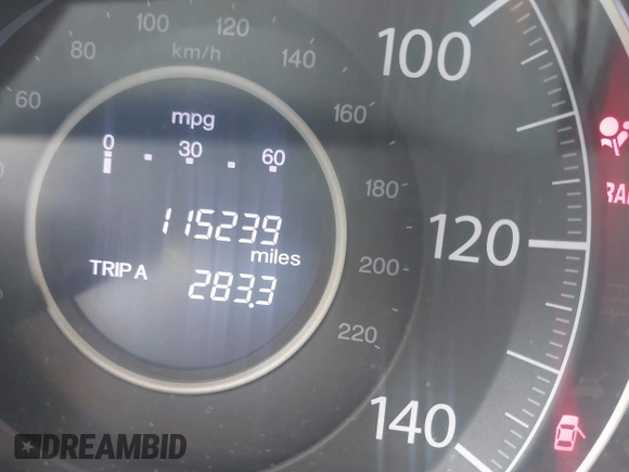 2014 Honda CR-V LX with VIN 2HKRM4H31EH710715, listed as a IAAI auction lot 41919394 with 115,239 mi miles. Bid and sale history available at carsss.com. Image 15.